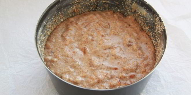 Рецепт пудинга с хурмой