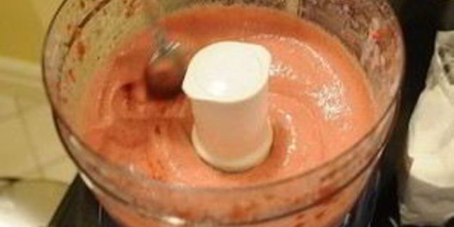 Рецепт клубничного щербета