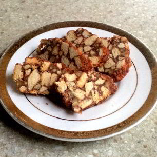 Рецепт Шоколадной колбаски со сгущенкой