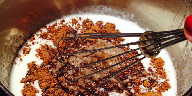 Рецепт шоколадной колбаски со сгущенкой