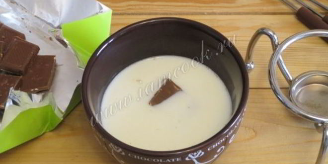 Рецепт шоколадного фондю
