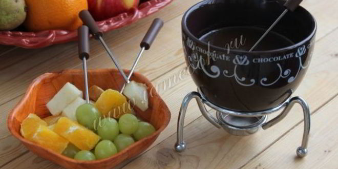 Рецепт шоколадного фондю