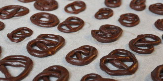 Рецепт шоколадных крендельков