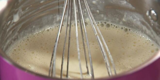 Рецепт чайного суфле с облепиховым соусом