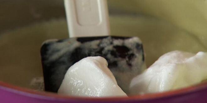 Рецепт чайного суфле с облепиховым соусом