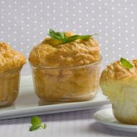 Рецепт Дважд запеченное суфле с козьим сыром