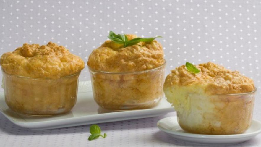 Рецепт дважд запеченное суфле с козьим сыром