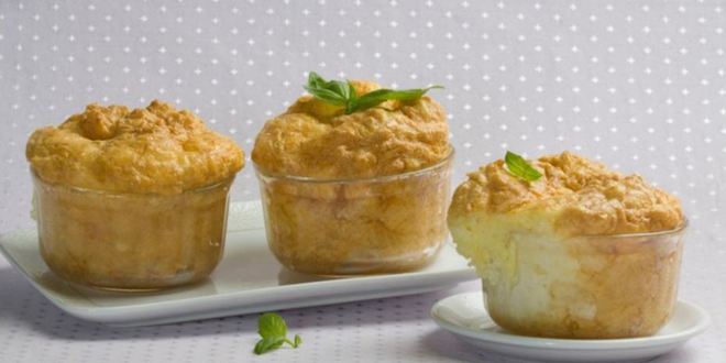 Рецепт дважд запеченное суфле с козьим сыром