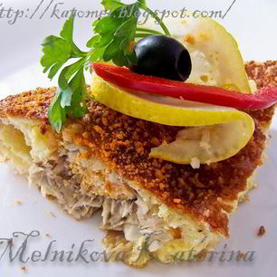 Рецепт Камбалы под сырным суфле по-французски