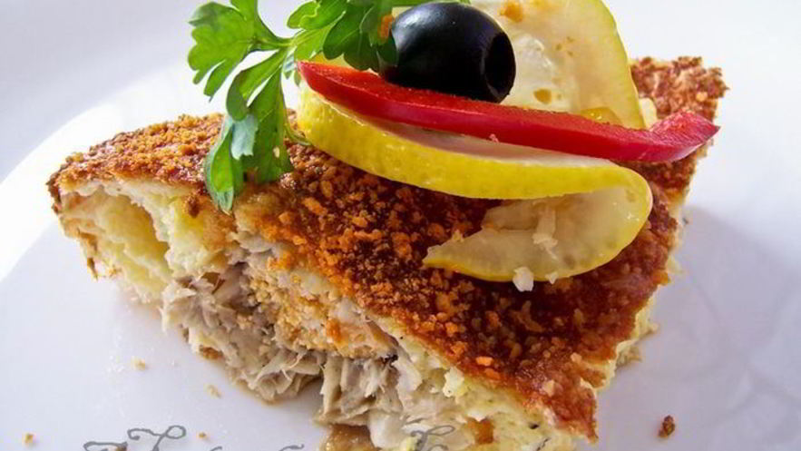 Рецепт камбалы под сырным суфле по-французски