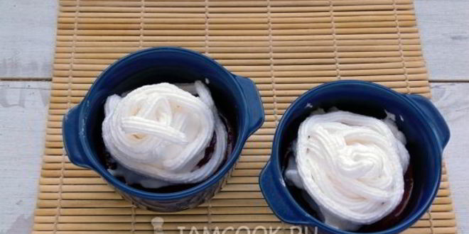 Рецепт клубничного суфле десерт за 5 минут