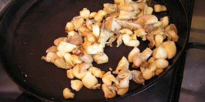 Рецепт корзиночек с морковным суфле, вешенками и тыквенными семечками