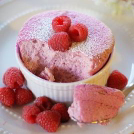 Рецепт Малинового суфле