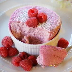 Рецепт Малинового суфле