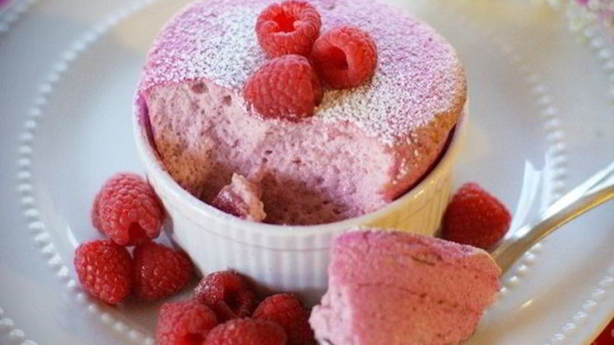 Рецепт малинового суфле