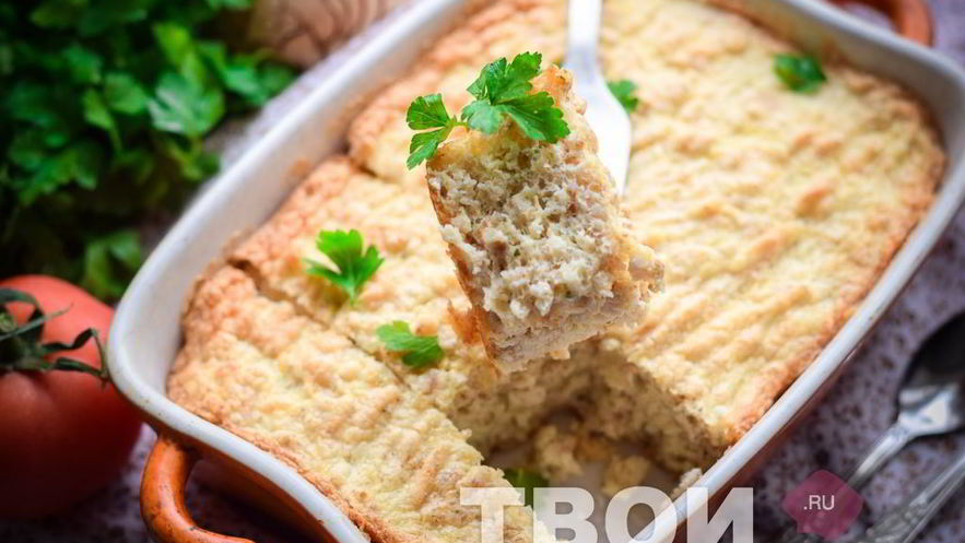 Рецепт мясного суфле для детей