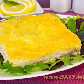 Рецепт Рыбы в сырном суфле