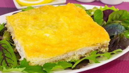 Рецепт Рыбы в сырном суфле