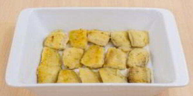 Рецепт рыбы в сырном суфле