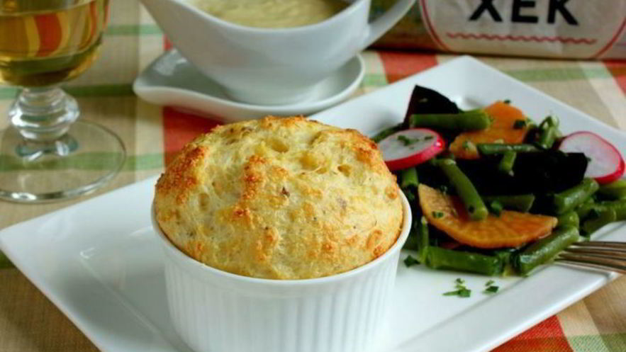 Рецепт рыбного суфле с горчичным соусом