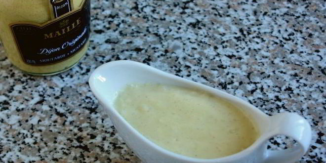 Рецепт рыбного суфле с горчичным соусом