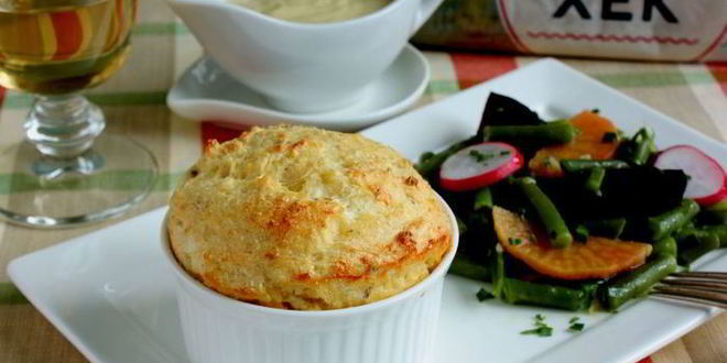 Рецепт рыбного суфле с горчичным соусом