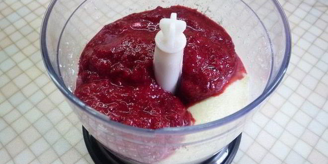 Рецепт сливочно-вишневого суфле с творогом и шоколадом