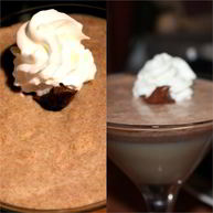 Рецепт Сливочного суфле из двух шоколадов