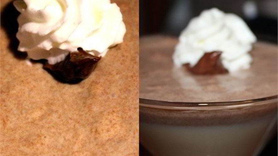 Рецепт сливочного суфле из двух шоколадов