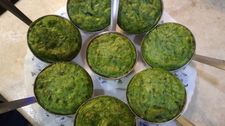 Рецепт суфле из шпината и моркови