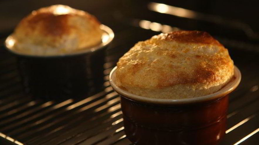 Рецепт суфле из взбитых яиц с курагой