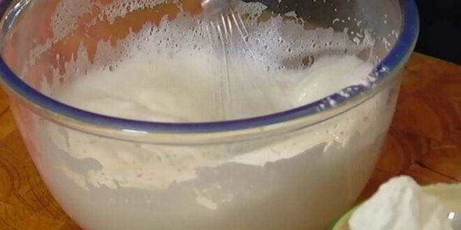 Рецепт суфле из взбитых яиц с курагой