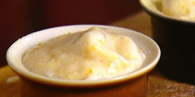 Рецепт суфле из взбитых яиц с курагой