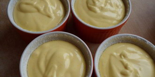 Рецепт суфле с белым шоколадом