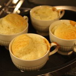 Рецепт Суфле с голубым сыром и мускатным орехом