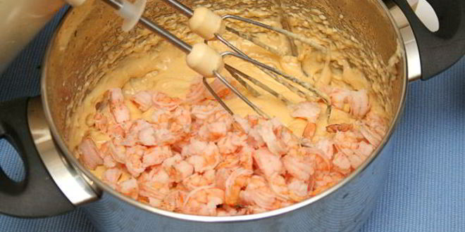 Рецепт суфле с креветками