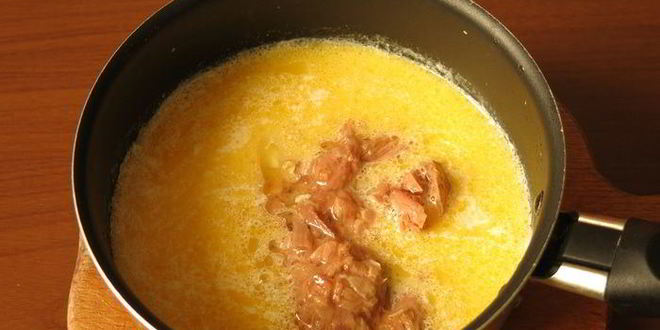 Рецепт суфле с тунцом елочный шар