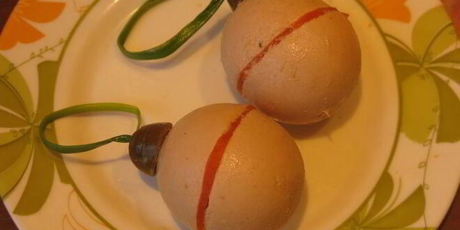 Рецепт суфле с тунцом елочный шар