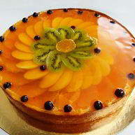 Рецепт Творожного суфле с фруктами