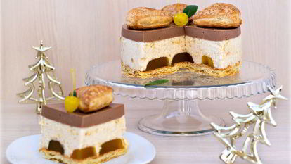 Рецепт Яблочно-шоколадного торт-суфле