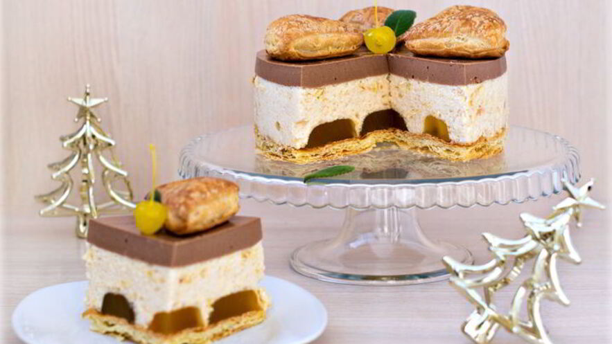 Рецепт яблочно-шоколадного торт-суфле