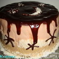 Рецепт Юбилейного торта-суфле Южная ночь