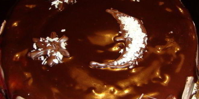 Рецепт юбилейного торта-суфле южная ночь