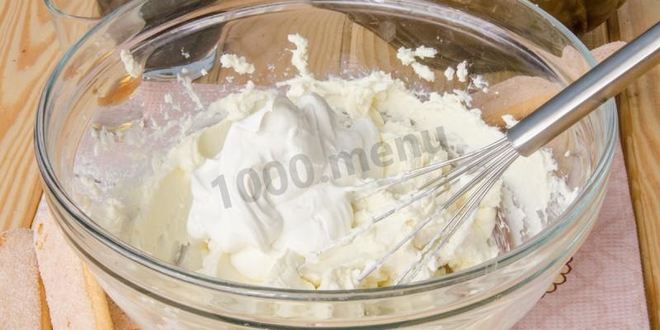 Рецепт тирамису без яиц с маскарпоне