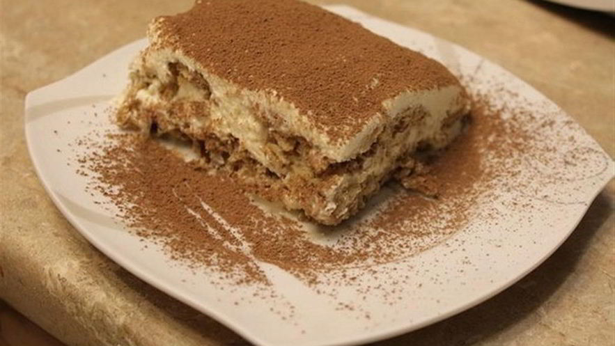 Рецепт тирамису с геркулесом и отрубями