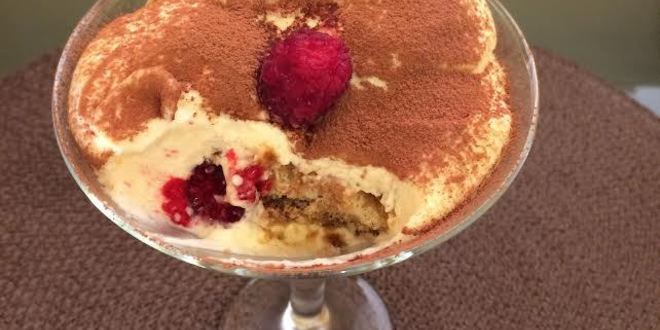 Рецепт тирамису с малиной