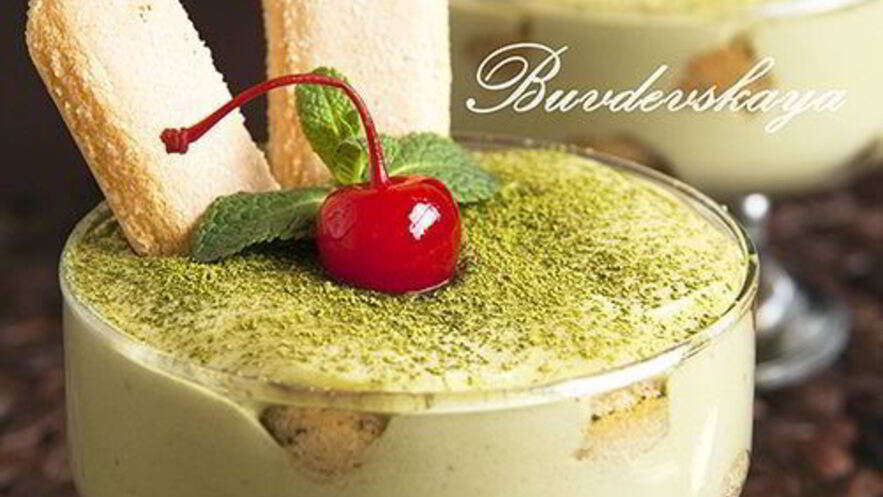 Рецепт тирамису с зеленым чаем