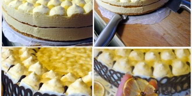 Рецепт торта-десерта лимонного тирамису