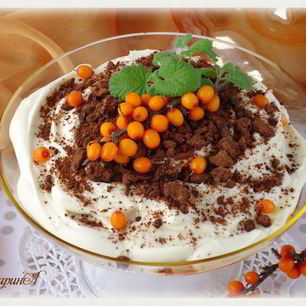 Рецепт Ванильно-облепихового тирамису