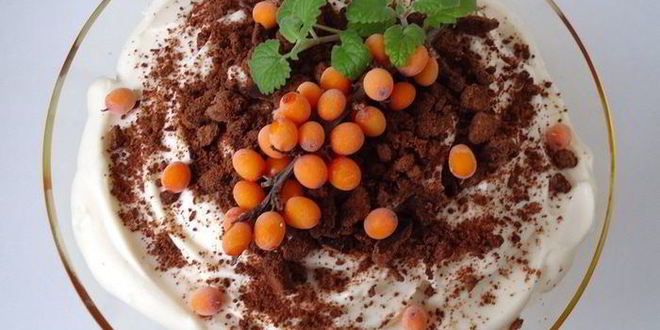 Рецепт ванильно-облепихового тирамису